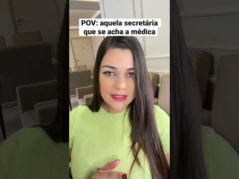 POV: aquela secretária que se acha a médica #humor #shorts