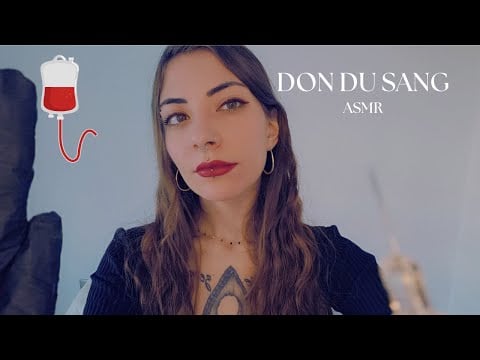 ASMR ROLEPLAY | DON DU SANG | INFIRMIERE 🩸