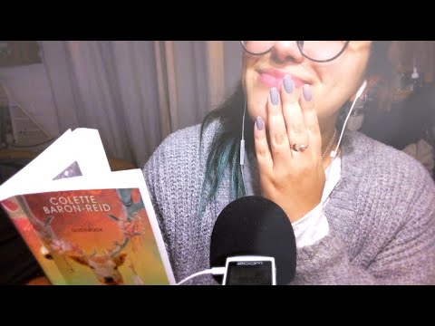 ASMR Te leo algo en inglés para dormir con sonidos de lluvia ☔️😴 [turning pages, rain sounds]