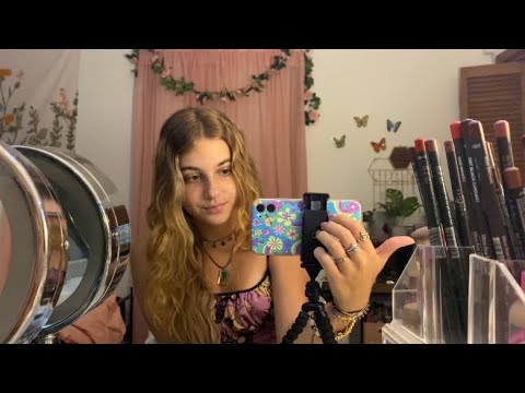 ASMR camera tapping ⛅️ mirror tapping, whispering and scratching