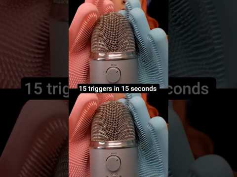 ASMR 15 TRIGGER in 15 SEC #asmr #shorts #shortvideo