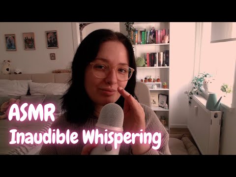 ASMR Inaudible Whispering | close-up clicky