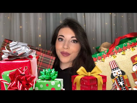 IO TI MOSTRO I MIEI REGALI DI NATALE.. TU DORMI 😍 Asmr Ita