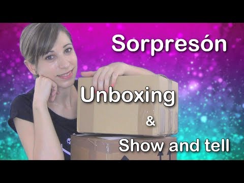 ASMR . SORPRESÓN. Unboxing y show and tell Haul.  Binaural . Susurros cosquillosos . Español.