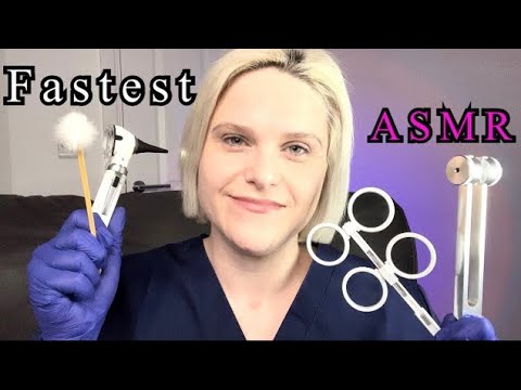 Fastest ASMR: Check In, Eye Exam, Ear Exam & Cranial Nerve Exam