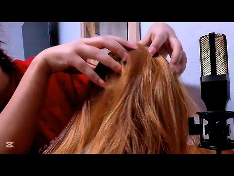 ASMR Scalp Scratching and Message
