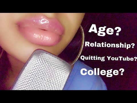 ASMR~ Whispered Q&A (Age reveal, relationship, college major, special announcement?)