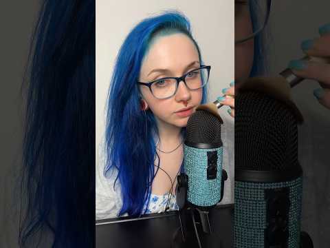ASMR GUM CHEWING & MIC BRUSHING 🫶 #shorts #asmrgumchewing #asmr #asmrmicbrushing