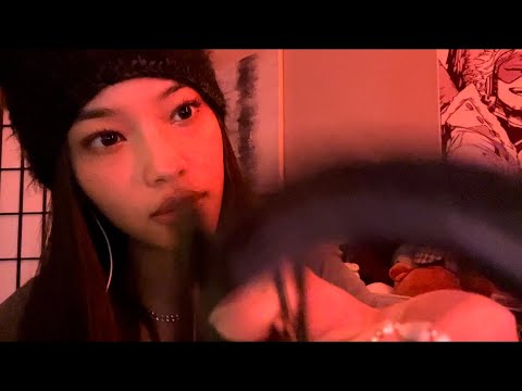 ASMR doing your makeup (chaotic?)