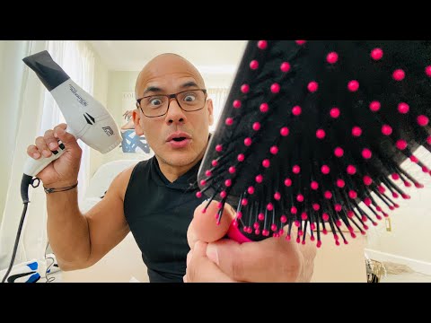 AGGRESSIVE Fast HAIRCUT & Head Massage (asmr)