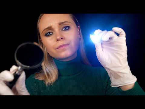 ASMR | What's that on your face? (face inspection)