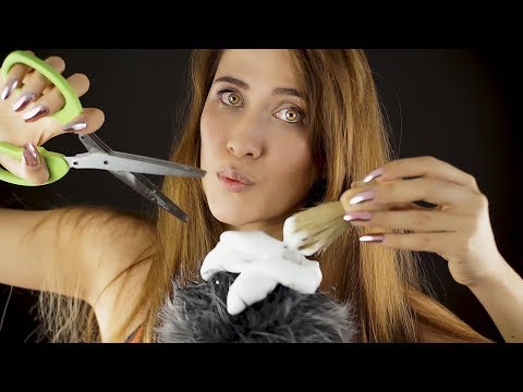 Corte y masaje de barba para hacerte dormir | ASMR Español | Asmr with Sasha