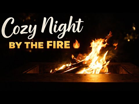 🔥 Midnight Fire 🔥 Relaxing Campfire Sounds for Sleep, Study & Stress Relief (4K)