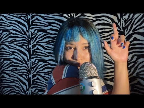 asmr paiting + mouth sounds