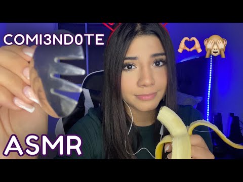 ASMR ESPAÑOL / TE C0MO la C4RITA INTENSAMENTE + MOUTH SOUNDS