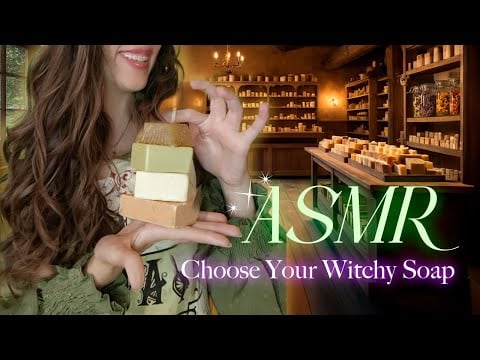 ASMR Soap Witch’s Apothecary 🧙‍♀️🔮 | Scrubs, Foam & Whispers