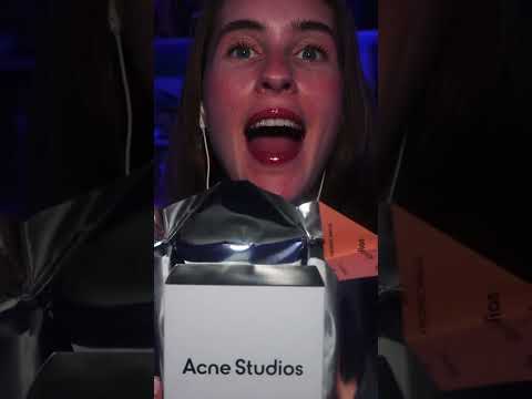 Acne Studios Unboxing ASMR #asmrshorts #susurros #relax