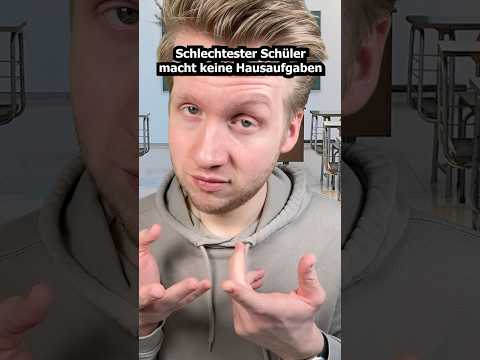 Schlechtester Schüler macht keine Hausaufgaben #asmr