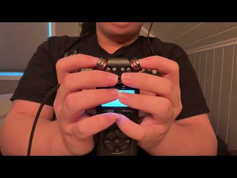 Asmr Tascam Mic Touching and Tapping