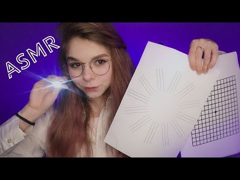 АСМР ролевая игра 👩‍⚕ доктор окулист | осмотр глаз | ASMR eye exam