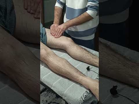 MASSAGE TECHNIQUES TO RELIEVE POST-SPORTS STRESS IN THE FORE LEGS #satisfying #relaxing #asmr #short
