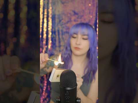 Lighting matches 🔥 Fire sounds #asmr