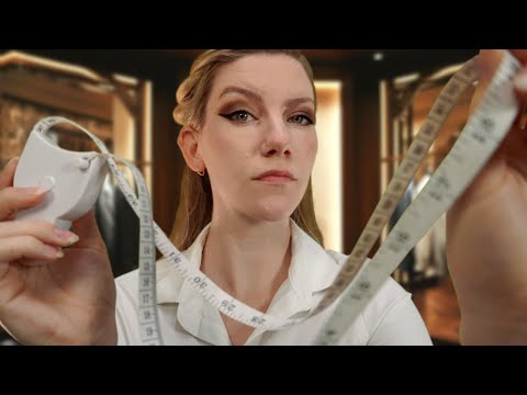 Rude Dramatic Tailor Annoyed By Your Perfection 🧵 Personal Attention & Measuring ASMR, Compliments