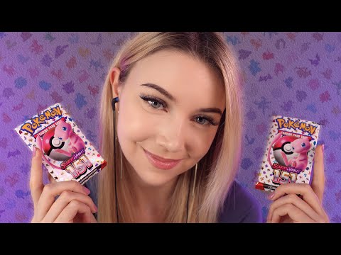 4K ASMR | Soft Spoken Pokemon Card Pulls (151 Expansion Packs)