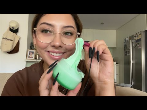 ASMR with my mini microphone! 💞 ~random triggers~ | Whispered