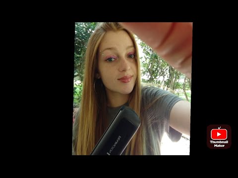 ASMR Hair Straightening 😛