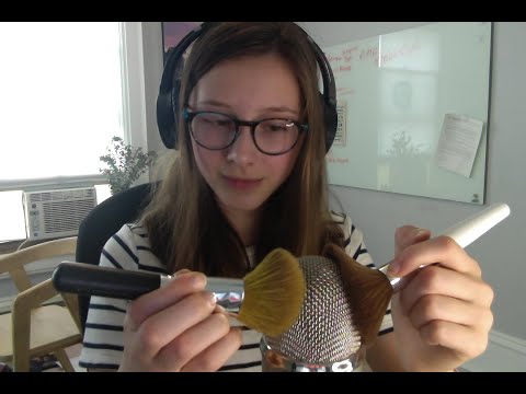 ASMR Fast and Agressive Mic Brushing