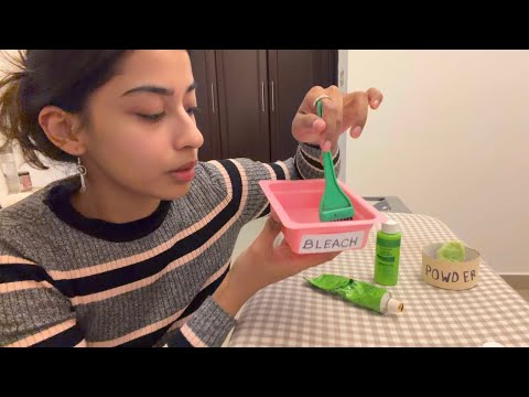 ASMR Bleaching your Body Hair Roleplay  