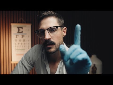 Eye Exam ASMR Investigating Your Blurry Vision