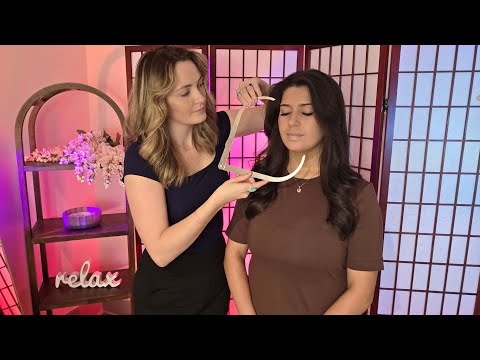 ASMR Soft Spoken Full Body Measuring With Tape | Writing Sounds