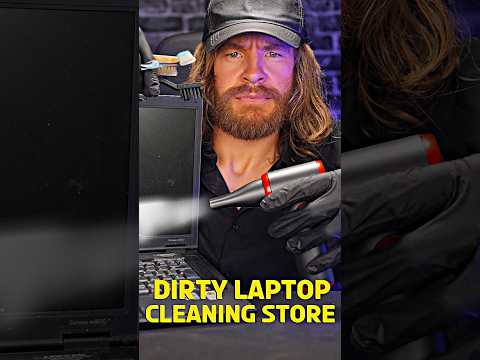 "Professional" Dirty Laptop Cleaning Store | ASMR Roleplay