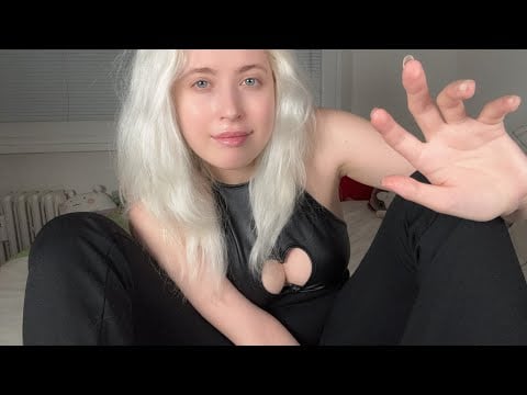 ASMR Body Triggers | Fabric Scratching | Nail Tapping