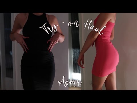 ASMR summer try - on haul🛍☀️ / fabric scratching  [deutsch/german]