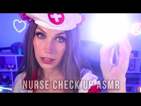 ASMR Roleplay Nurse Checkup ❤️‍🩹 (Heartbeat, Eye Exam, Tapping, Breathing)