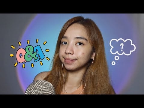 ASMR Softly Whisper Q&A - Everything You Want To Know About Me 💬