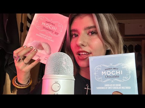 [ASMR] EATING MOCHI ICE CREAM (mouth sounds👄)