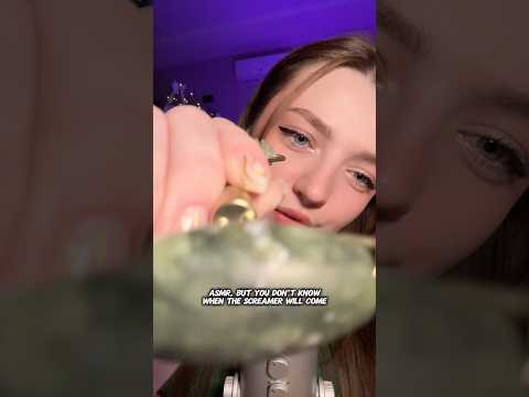 ASMR but you don’t know when the screamer will come #asmr #asmrsounds #asmrsleep #relax #tingles