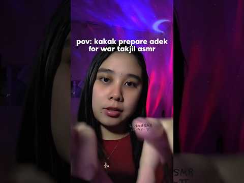 ASMR Pov Kakak siapin kamu untuk ngabuburit war takjil 💗 #asmr #takjil
