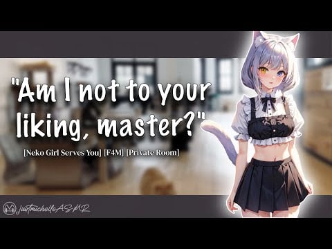 ASMR Roleplay: Cat Cafe VIP [Neko Girl Serves You], [F4M], [Private Room], [Cat Cafe]