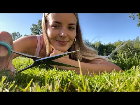 ASMR Giving the Grass a Haircut