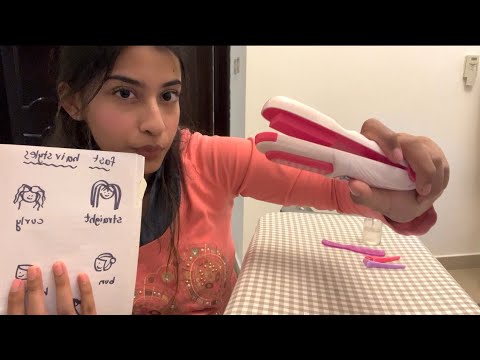 FAST Hair styling appointment ASMR