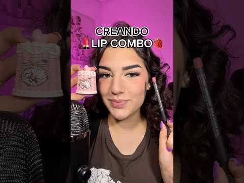 Creando LIP COMBO 💄😍 #asmr #maquillaje #asmrespañol