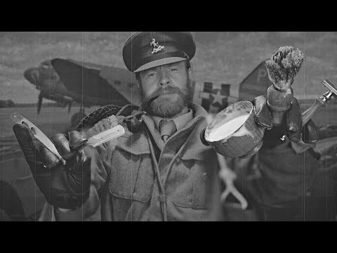 The Perfect Relaxing Vintage 1940's Barbershop Shave 💈ASMR