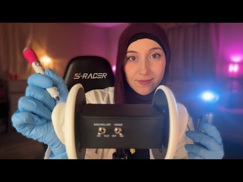 ASMR Ear Exam (but it's quite nonsensical) 😋
