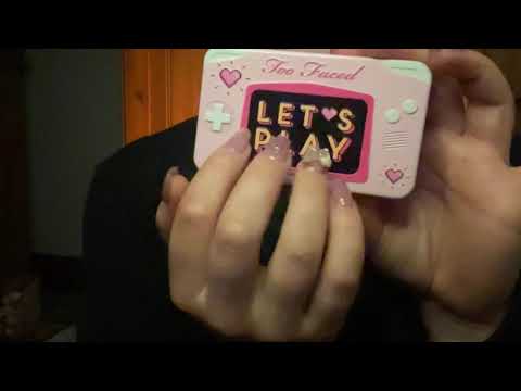 ASMR doing your makeup ₊˚⊹♡ gentle tapping & no talking 