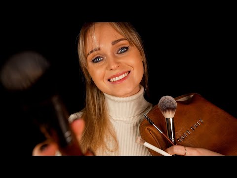 ASMR | Realistic makeup on YOU (bag rumbling, real sounds, explaining...)